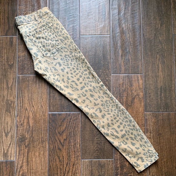 Current/Elliott The Stiletto Camel Leopard Cheetah - Picture 2 of 6